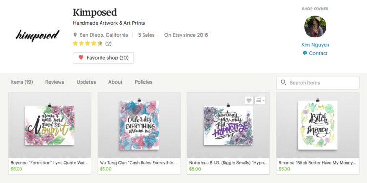 How To Get Your First 5 Sales On Etsy - Kimposed