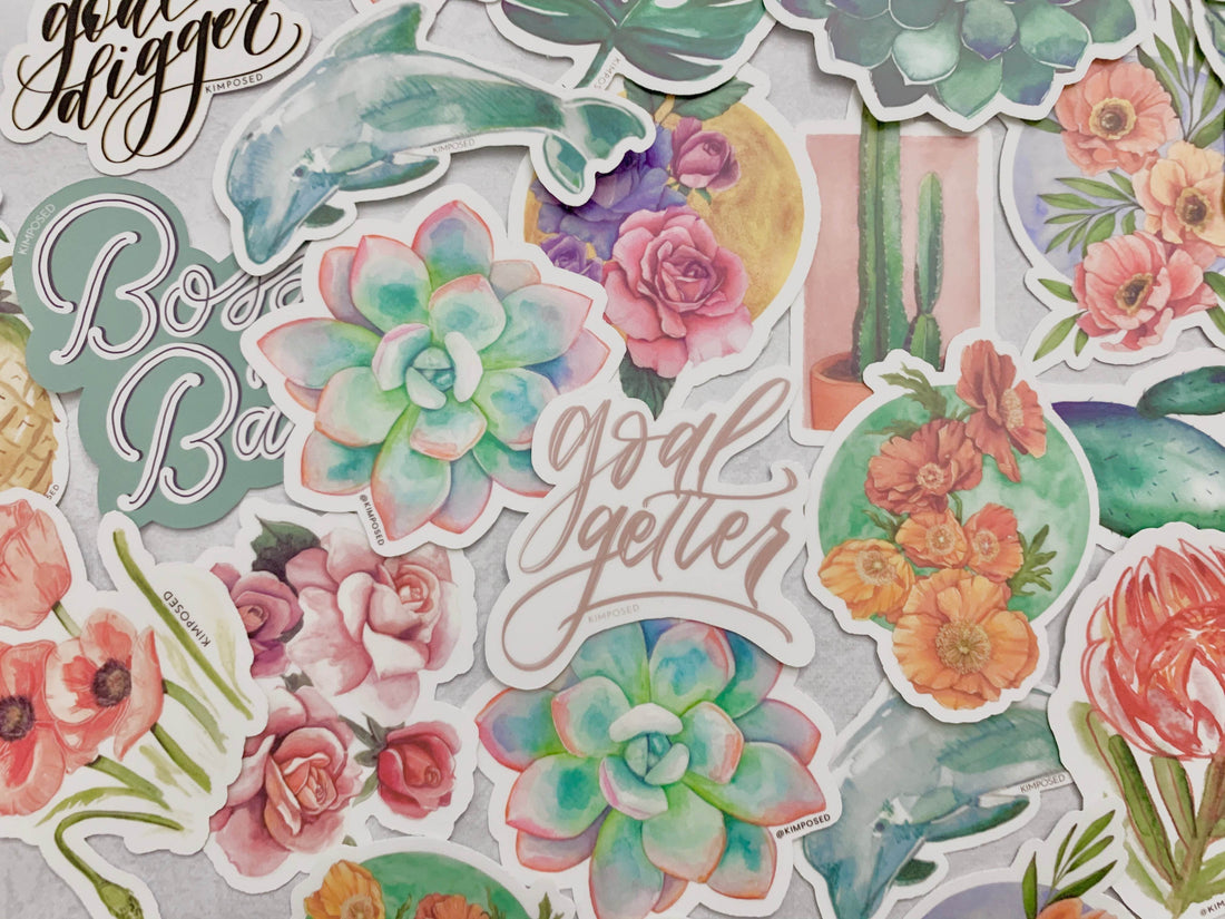 Materials You Need to Make Waterproof Vinyl Stickers at Home - Kimposed