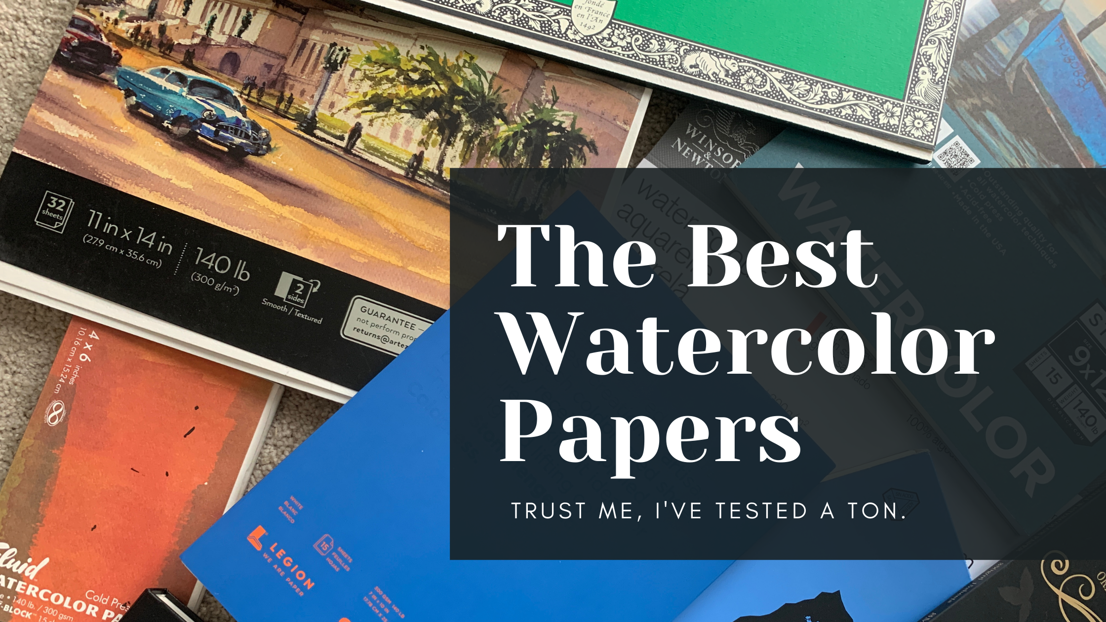 The Best Cold Pressed Watercolor Papers – Kimposed