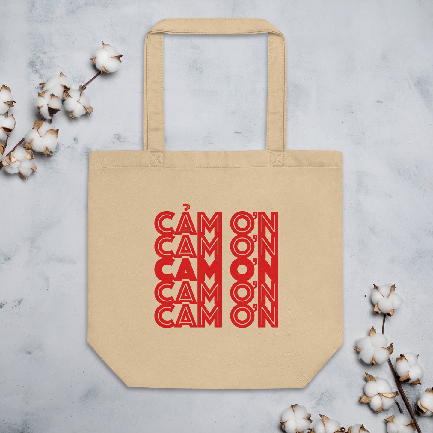 Cảm ơn (Thank You) Cotton Canvas Tote Bag