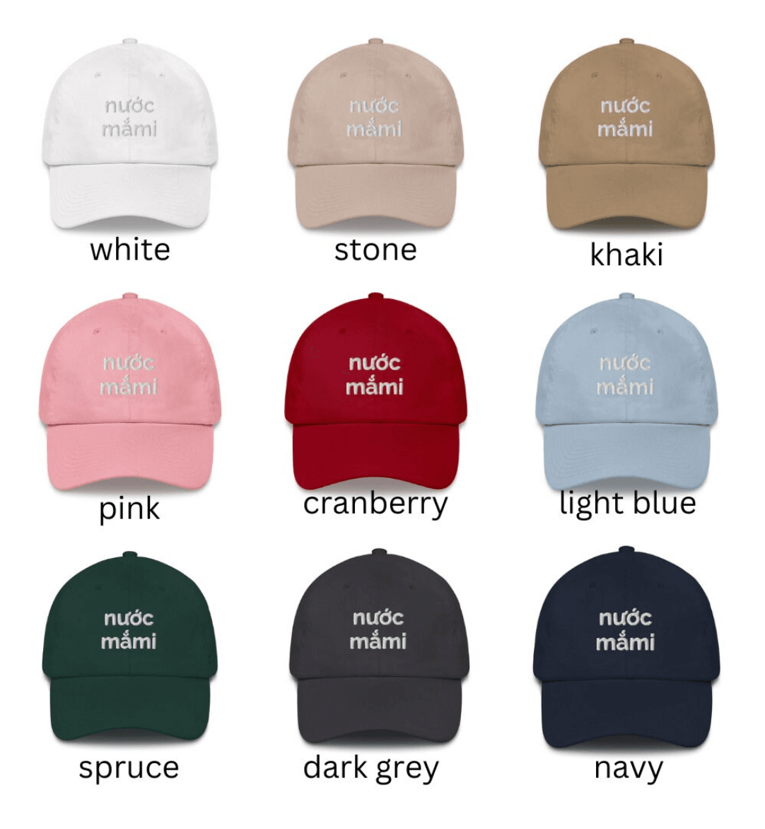 Nước Mắmi Embroidered Dad Hat - Kimposed