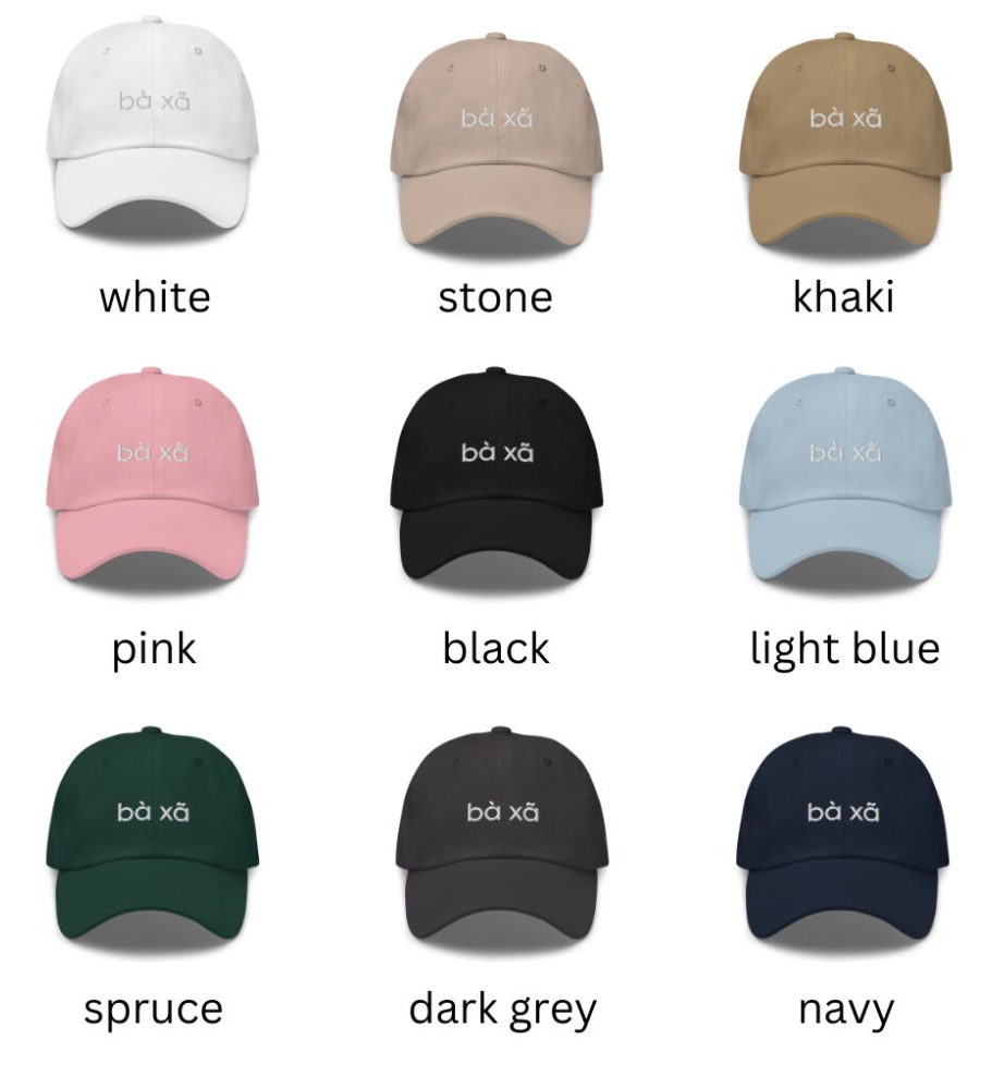 Bà Xã Vietnamese Embroidered Dad Hat