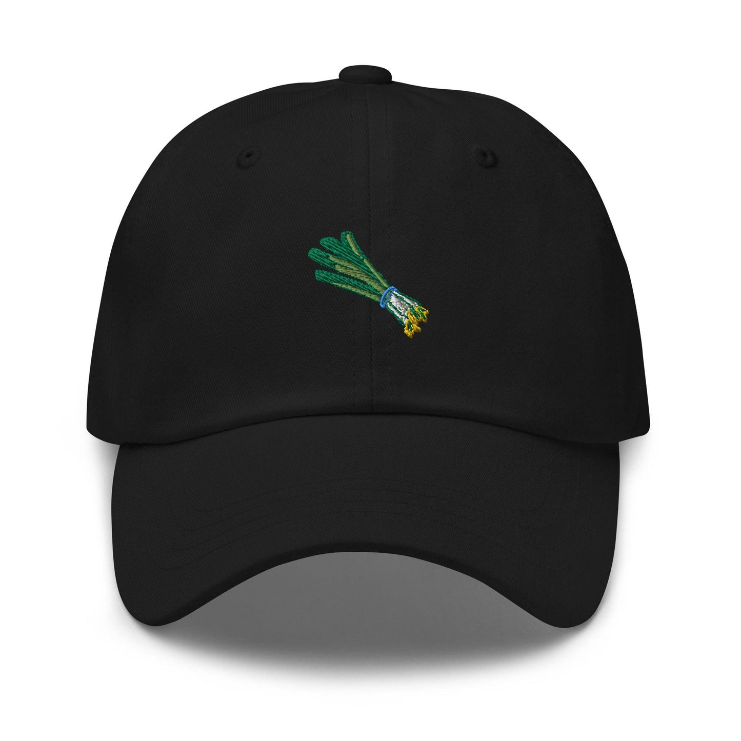 Green Onion Embroidered Dad Hat - Kimposed
