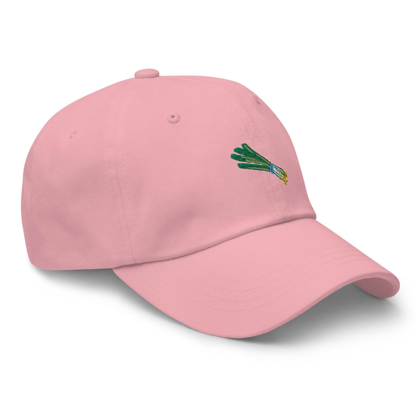 Green Onion Embroidered Dad Hat - Kimposed