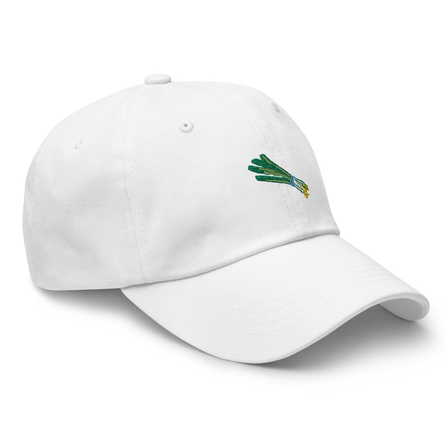 Green Onion Embroidered Dad Hat - Kimposed
