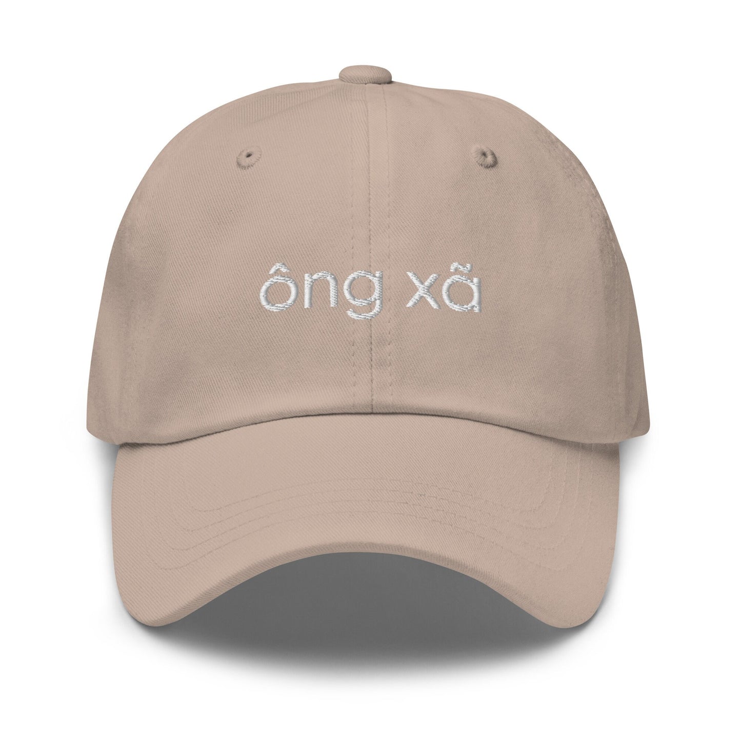 Vietnamese Ông Xã Embroidered Dat Hat/Baseball Hat