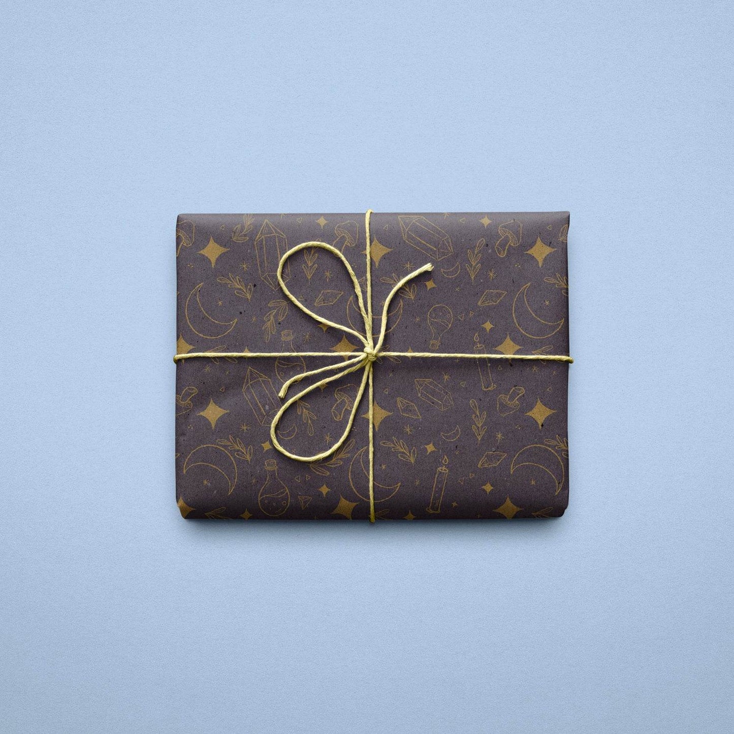 Slate Witchy Things Wrapping Paper Sheets - Kimposed