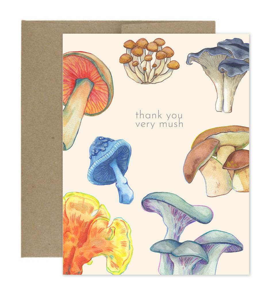 Thank You Very Mush Greeting Card - Kimposed
