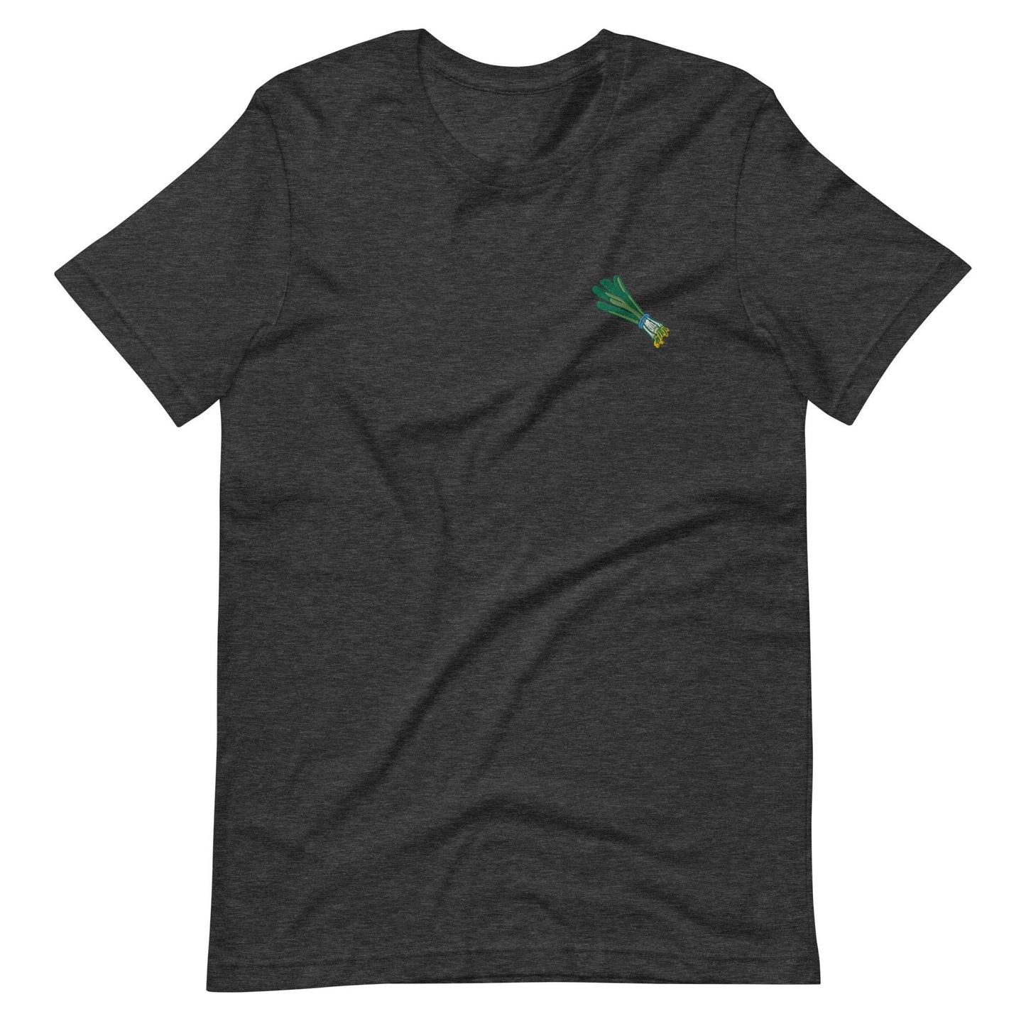 Green Onion Embroidered Unisex T-Shirt | Multiple Shirt Colors Available! - Kimposed