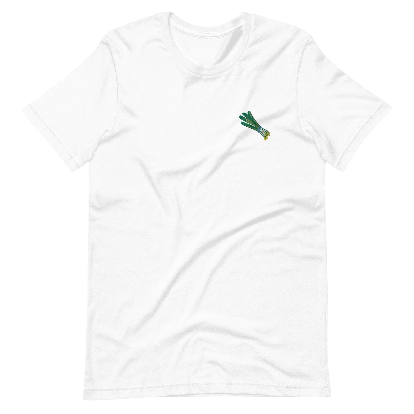 Green Onion Embroidered Unisex T-Shirt | Multiple Shirt Colors Available! - Kimposed