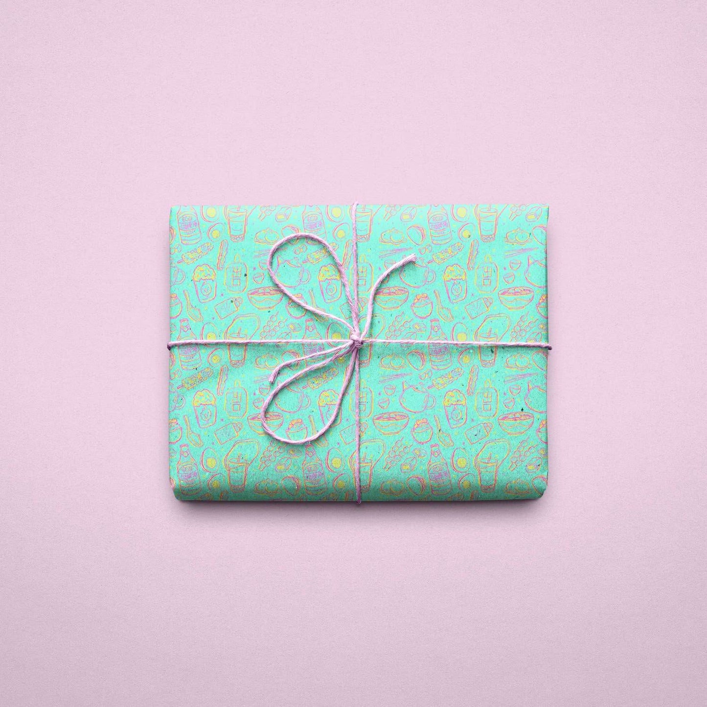 Taiwan Bites Wrapping Paper Sheets - Kimposed