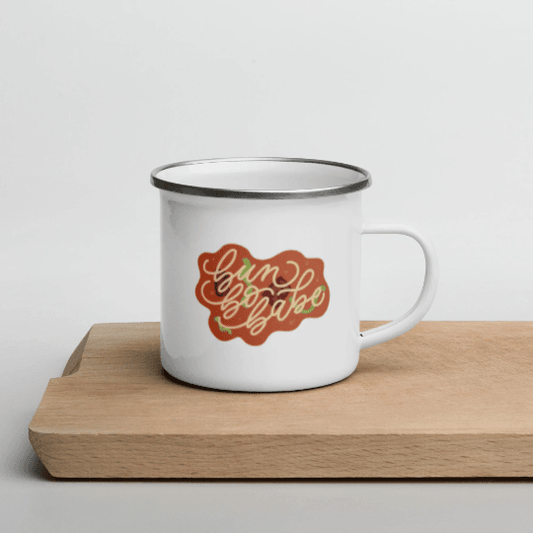 Bun Bo Babe Enamel Mug - Kimposed