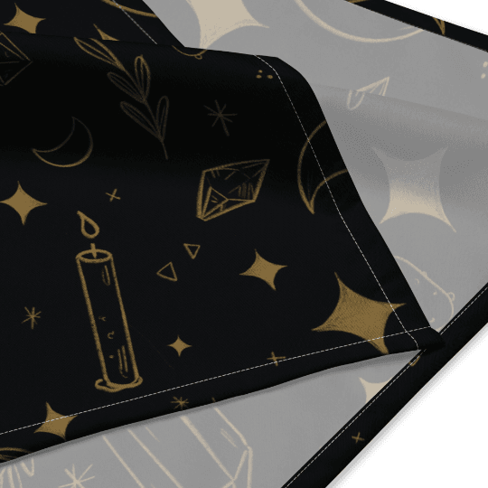 Black Witchy Things Bandana - Kimposed