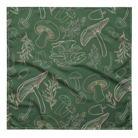 Forest Mushrooms Bandana - Kimposed