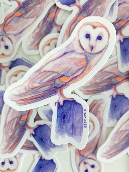 Barn Owl Sticker