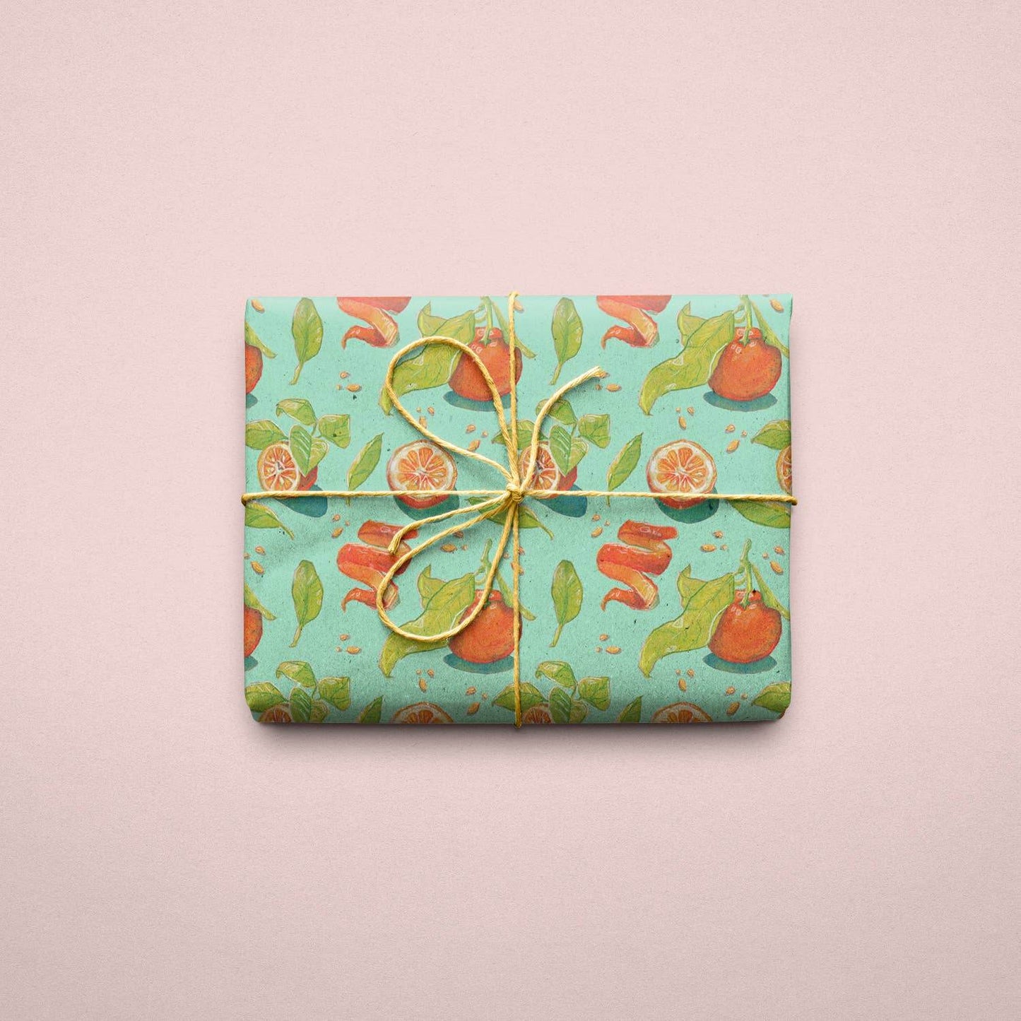 Orange Cuties Wrapping Paper Sheets