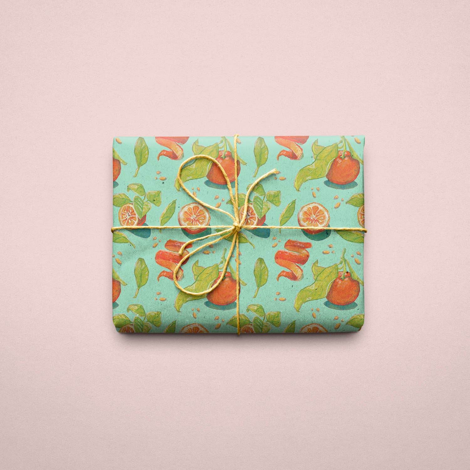 Orange Cuties Wrapping Paper Sheets - Kimposed