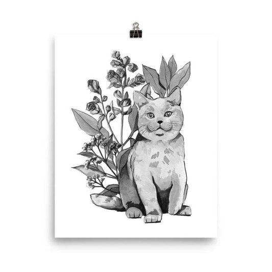 Black Cat Print - Kimposed