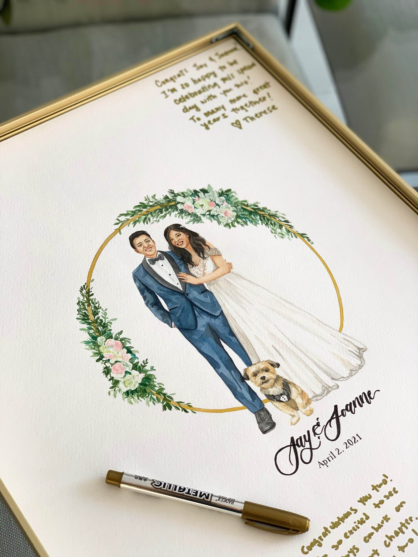 Custom Couples Portrait - Kimposed