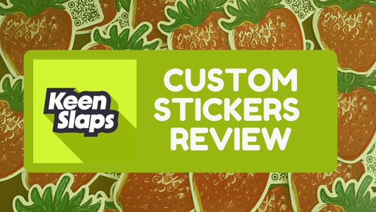 Keenslaps Custom Die-Cut Stickers Review: Fast, Flexible, and Surprisingly Malleable