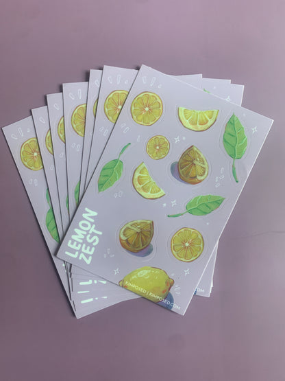 Lemon Sticker Sheet