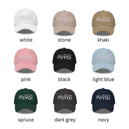 Vietnamese "một, hai, ba, YO!" Embroidered Dad Hat