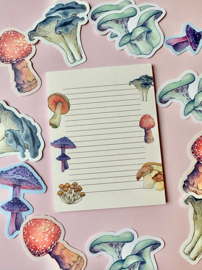 Mushroom Magic Lined Notepad