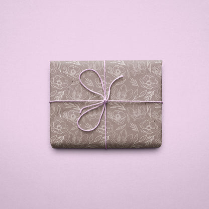 Anemone Wrapping Paper Sheets