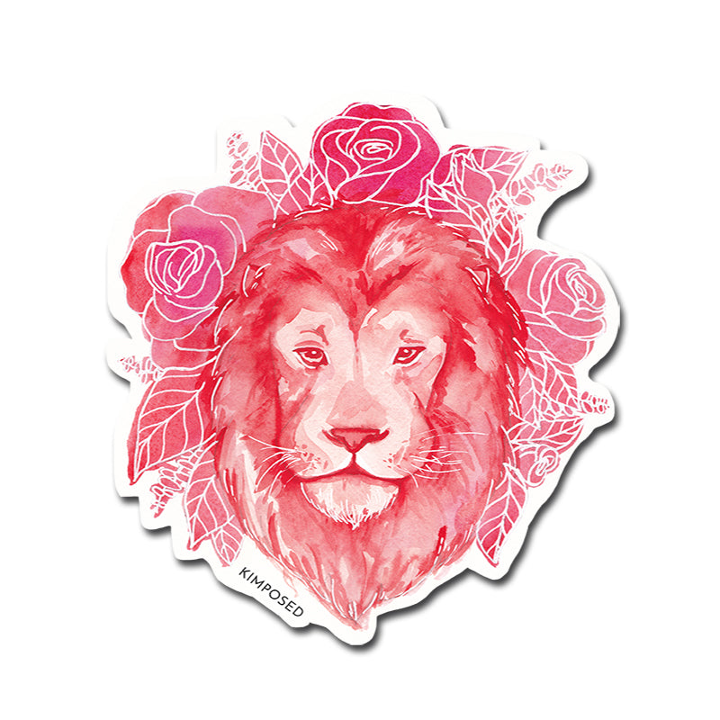 Red Lion Sticker